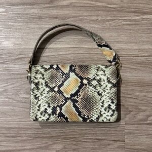 Madewell Snakeskin Clutch